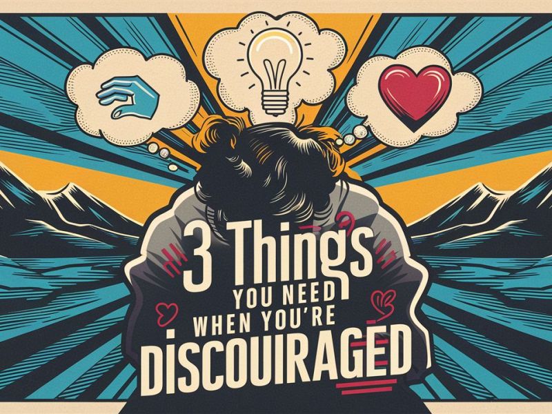 3 Things you need when you’re&nbsp;discouraged.